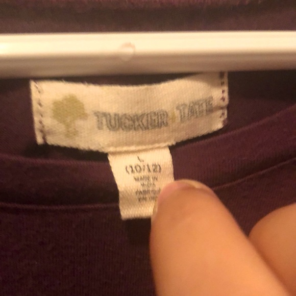 Tucker + Tate Mauve Long Sleeve Stretchy Top size girls large - Picture 4 of 4